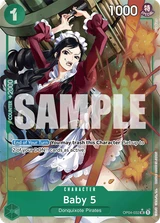 Card art for Baby 5 (OP04-032_p3)