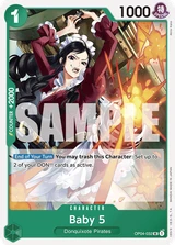 Card art for Baby 5 (OP04-032_r1)