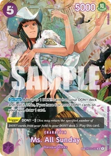 Card art for Ms. All Sunday (OP04-064_p2)