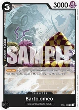 Card art for Bartolomeo (OP04-089_r1)