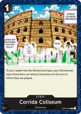 Card art for Corrida Coliseum (OP04-096_r1)