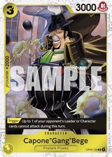 Card art for Capone&quot;Gang&quot;Bege (OP04-100_p3)