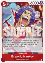 Card art for Emporio.Ivankov (OP06-003_p1)