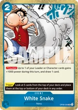Card art for White Snake (OP06-059_p1)