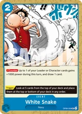 Card art for White Snake (OP06-059_r1)