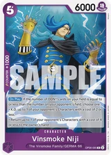 Card art for Vinsmoke Niji (OP06-065_p1)