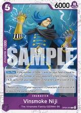 Card art for Vinsmoke Niji (OP06-065_p2)