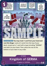 Card art for Kingdom of GERMA (OP06-079_p3)