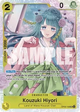 Variant art for Kouzuki Hiyori (OP06-106_p2)