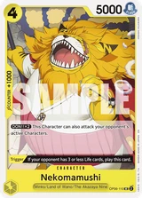 Card art for Nekomamushi (OP06-110_r2)