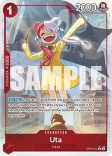 Card art for Uta (OP09-002_p1)