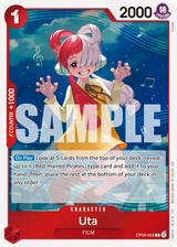 Card art for Uta (OP09-002_r1)
