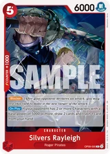 Card art for Silvers Rayleigh (OP09-005_r1)
