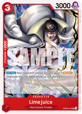 Card art for Limejuice (OP09-014_r2)