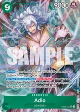 Card art for Adio (OP09-023_p1)
