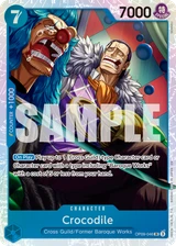 Card art for Crocodile (OP09-046_r1)