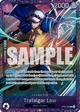 Card art for Trafalgar Law (OP09-069_p2)