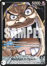 Card art for Marshall.D.Teach (OP09-081_p1)