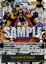Variant art for Marshall.D.Teach (OP09-093_p2)