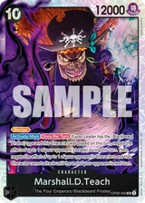 Variant art for Marshall.D.Teach (OP09-093_r1)