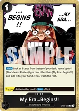 Variant art for My Era...Begins!! (OP09-096_r1)