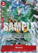 Card art for Monet (OP10-016_p1)