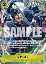 Card art for X.Drake (OP10-114_p2)