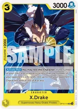 Card art for X.Drake (OP10-114_r1)