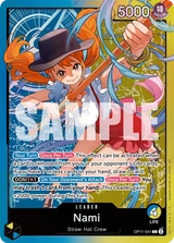 Variant art for Nami (OP11-041_p2)