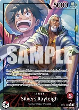 Card art for Silvers Rayleigh (OP12-001_p1)
