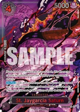 Card art for St. Jaygarcia Saturn (OP13-083_p2)