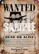 Card art for Portgas.D.Ace (OP13-119_p4)