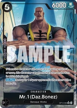 Card art for Mr.1(Daz.Bonez) (OP14-090_p1)