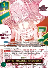 Card art for Are You That Afraid of the New Era?!! (OP17-037_p1)