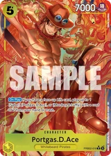 Card art for Portgas.D.Ace (PRB02-018_p1)