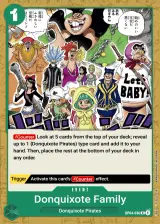 Card art for Donquixote Family (OP04-036)