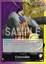 Card art for Crocodile (OP04-058)