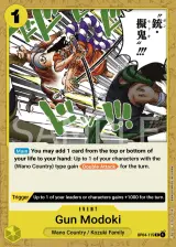Card art for Gun Modoki (OP04-115)