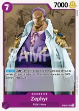 Card art for Zephyr (Navy) (OP06-074)