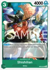 Card art for Shishilian (OP08-025)