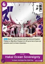 Card art for Conquest of the Sea (OP08-077)