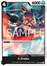 Card art for X.Drake (OP08-093)