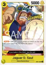 Card art for Jaguar.D.Saul (OP09-109)