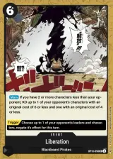 Card art for Liberation (OP10-098)