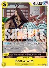 Card art for Heat &amp; Wire (OP10-110)