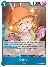 Card art for Carrot (OP11-049)