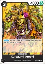 Card art for Kurozumi Orochi (OP11-085)