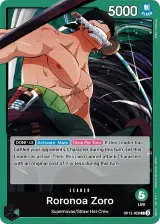 Roronoa Zoro leader card