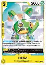 Card art for Edison (OP13-102)