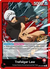 Card art for Trafalgar Law (OP14-001)